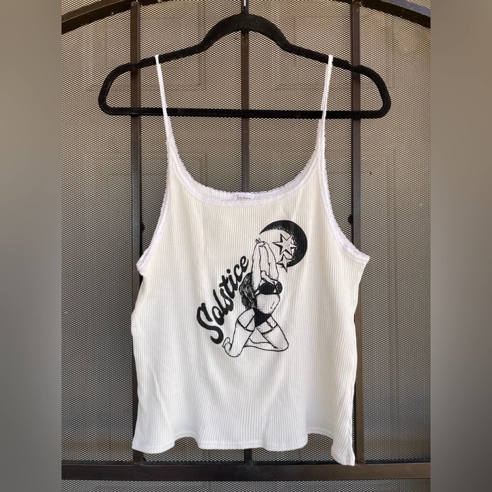 Solstice Intimates x Bobbi Lynn Vintage Fabric Tank Top- XL